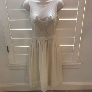 ASOS Embroidered Mesh Lace Midi Cocktail Dress NWT